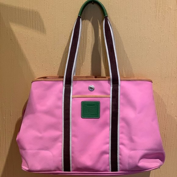 Coach Handbag Pink Tote - Picture 1 of 2
